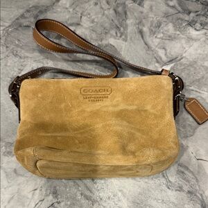 Coach Brown Suede Bag
